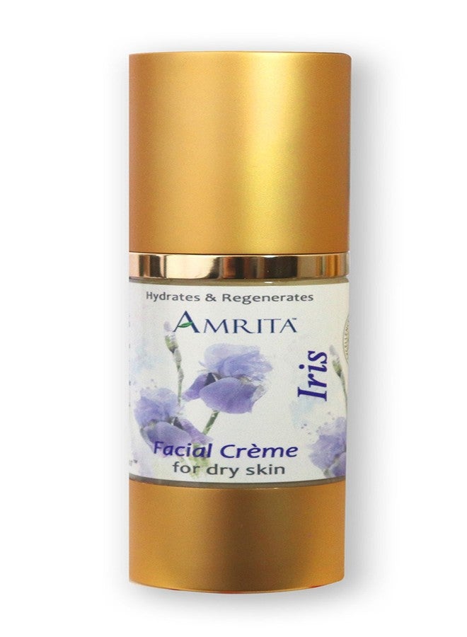 AMRITA Aromatherapy Iris Facial Crème (For Dry Skin) - Blended with Premium Therapeutic Quality Essential Oils of Iris - SIZE: 30ML