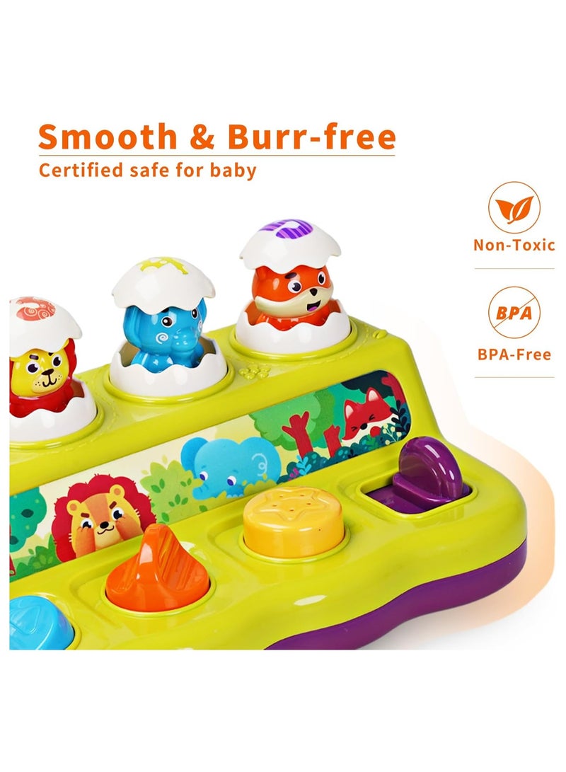 general Toddler Pop Up Toy with Music and Light, Cause and Effect Toys for 6 9 12 18 Month Old Baby Toys, Early Learning Educational Toys for 1 2 Year Old Boy and Girls Gifts - Image 4