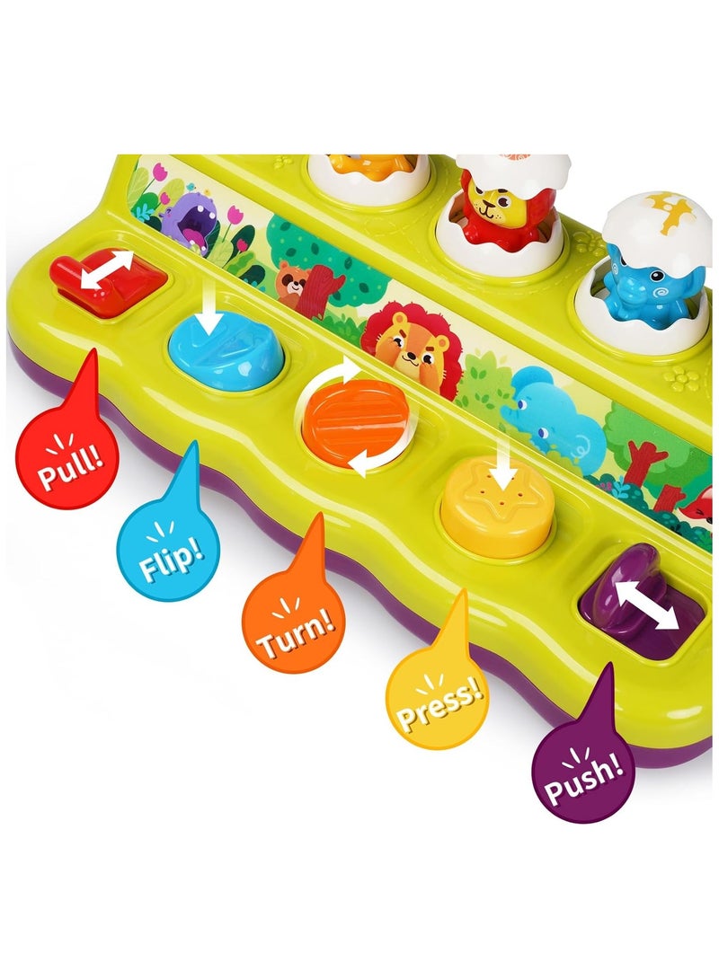 general Toddler Pop Up Toy with Music and Light, Cause and Effect Toys for 6 9 12 18 Month Old Baby Toys, Early Learning Educational Toys for 1 2 Year Old Boy and Girls Gifts - Image 3