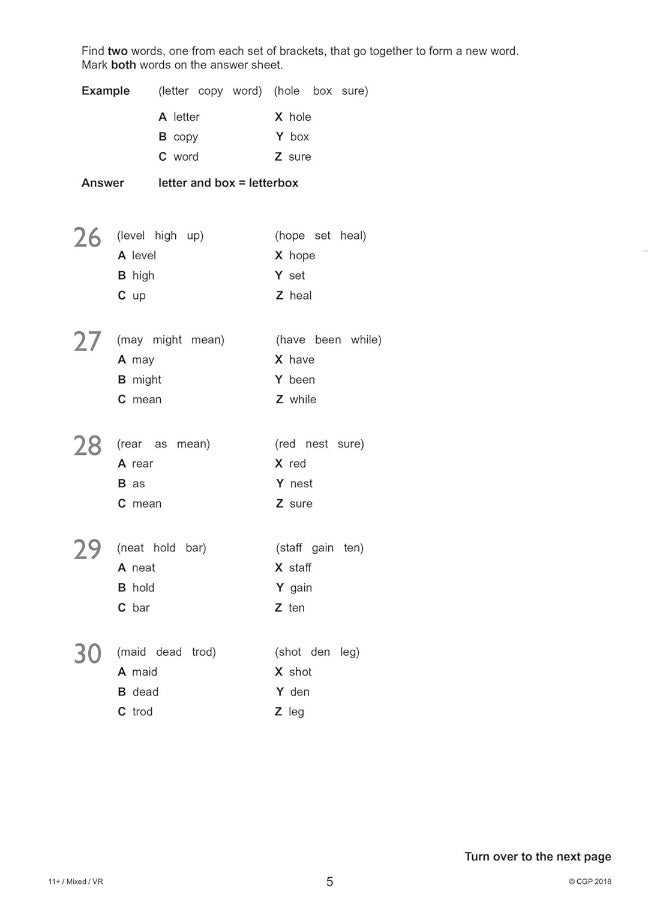 11+ GL Practice Papers Mixed Pack - Ages 10-11 (with Parents' Guide & Online Edition) - Image 4