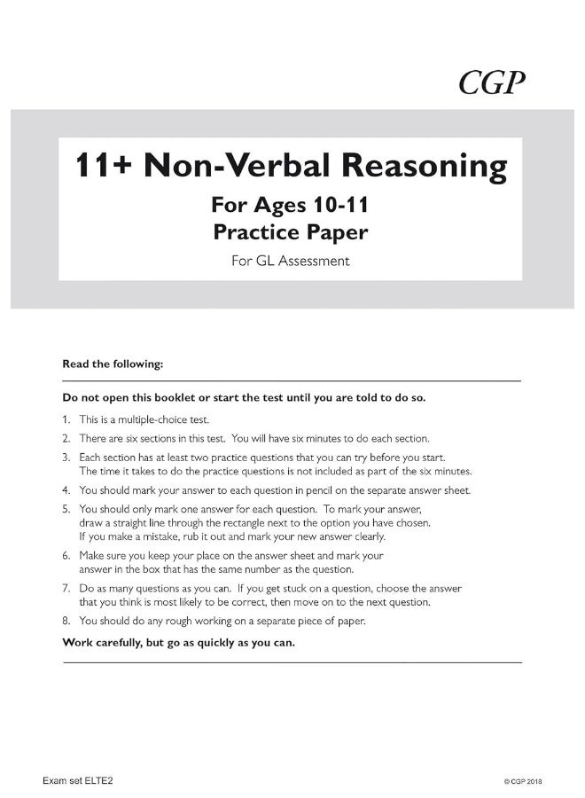 11+ GL Practice Papers Mixed Pack - Ages 10-11 (with Parents' Guide & Online Edition) - Image 5
