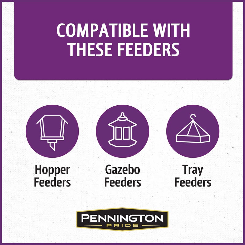 Pennington Pride Songbird Nut & Fruit Blend, Wild Bird Seed for Outside Feeders, Advanced Nutrition Formula for Bird Health, 10-lb. Bag - Image 5
