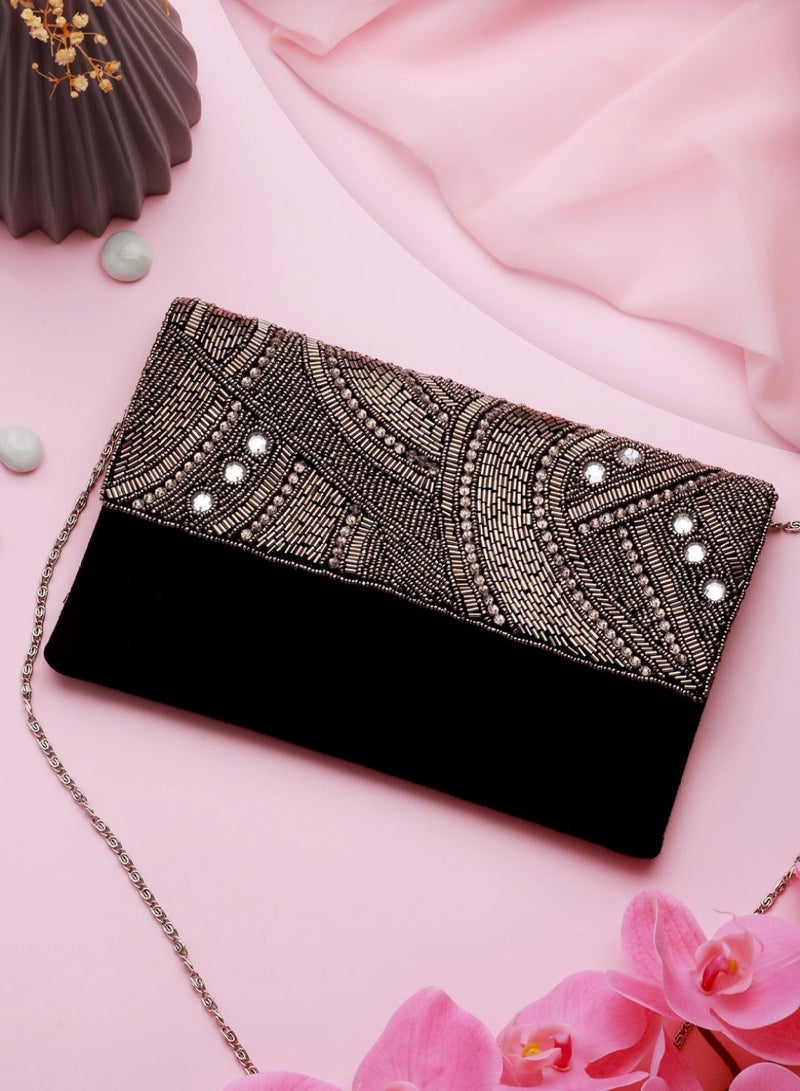 Priyaasi Structured Embellished Sling Bag  - Image 1