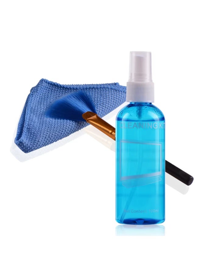 JLD LCD Screen Cleaner Kit for iPhone 17, Mobile, Laptop, TV & Monitor – Electronic Screen Cleaning Spray with Brush, Anti-Static, Streak-Free, Safe for LED LCD OLED 3-in-1 Screen Cleaner 100ml - Image 2