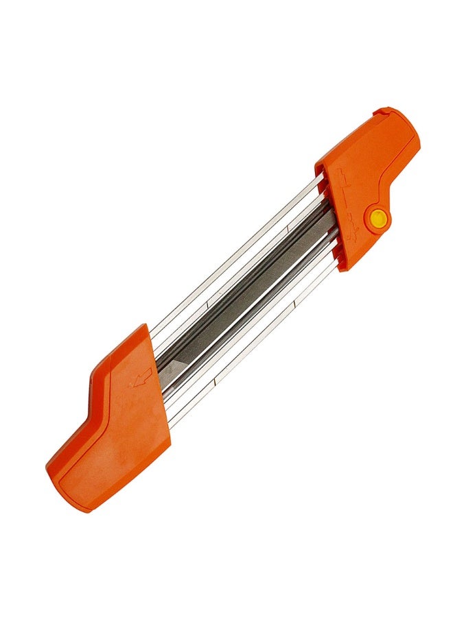 2-in-1 Chainsaw Sharpener for Stihl 3/8" P Saw Chain, Easy File Tool, 5/32 inch (4.0mm) Diameter - Image 1