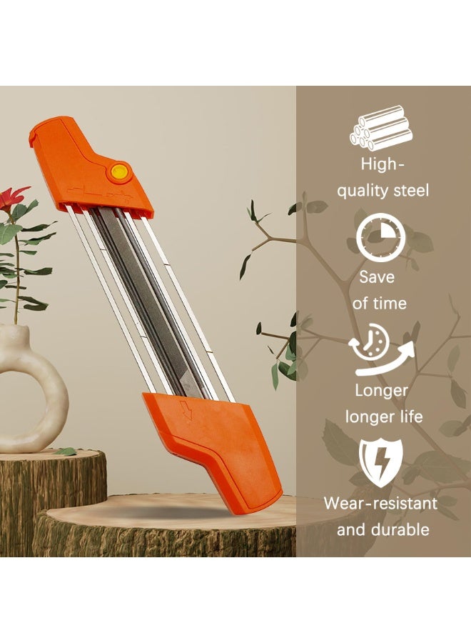 2-in-1 Chainsaw Sharpener for Stihl 3/8" P Saw Chain, Easy File Tool, 5/32 inch (4.0mm) Diameter - Image 4