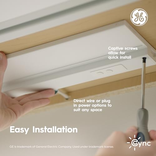 Cync GE Cync Reveal HD+ Smart Undercabinet Light Fixture, Color Changing Undercab Light, Smart Wi-Fi Kitchen Light, Works with Alexa and Google Home, 18-in Bar, 93131251 - Image 4