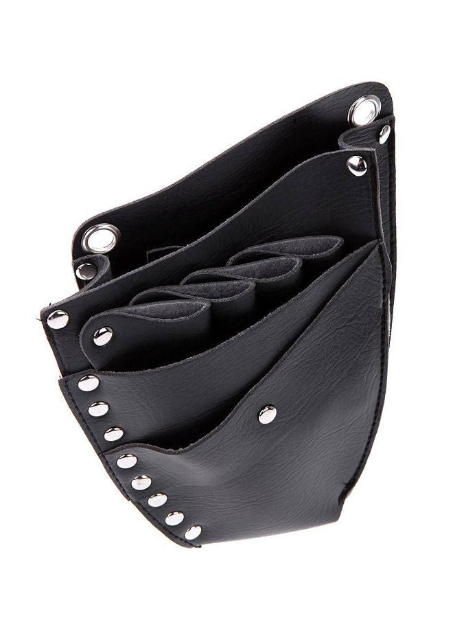 NIBEMINENT Barber Scissor Hairdressing Holster Pouch With Waist Shoulder Belt Black 21x17x5centimeter - Image 2