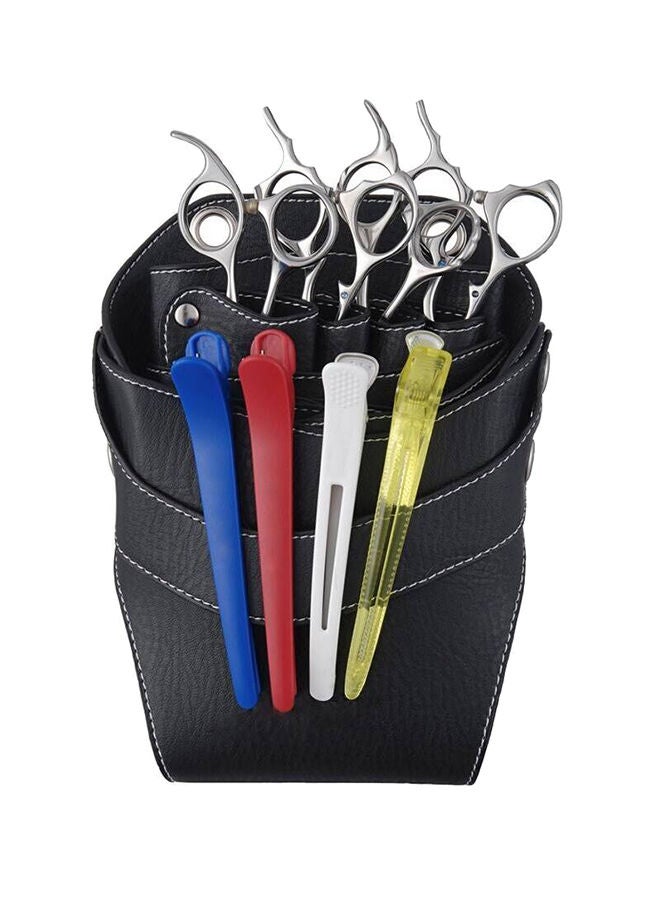 NIBEMINENT Barber Scissor Hairdressing Holster Pouch With Waist Shoulder Belt Black 21x17x5centimeter - Image 3