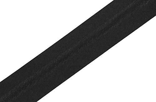 Mandala Crafts 55 Yards 1/4 Inch Black Double Fold Bias Tape for Sewing - Bias Binding Tape for Quilting Binding, Hemming, Seam, and Fabric Piping - Image 4