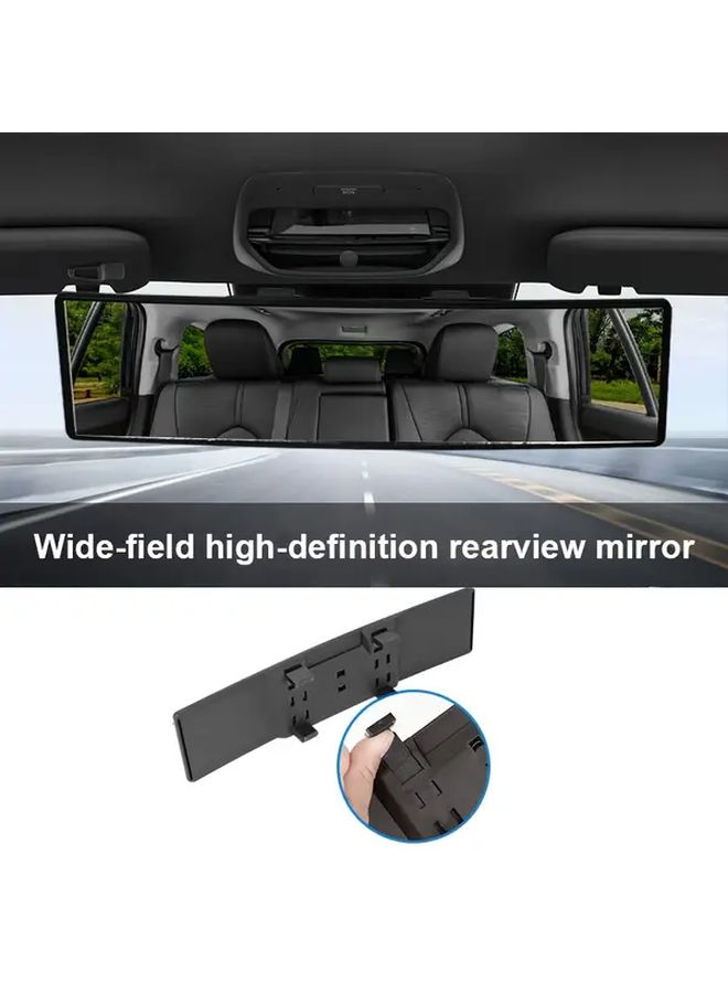 Retroview Curved Mirror 270mm Wide Angle Anti Fog Anti Glare Rearview Assistant - Image 1