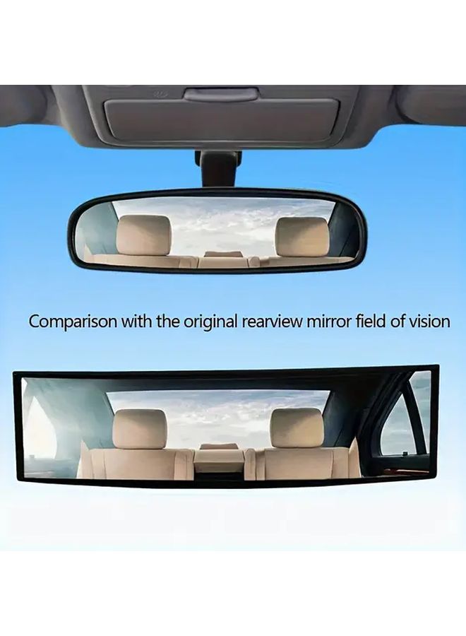 Retroview Curved Mirror 270mm Wide Angle Anti Fog Anti Glare Rearview Assistant - Image 5