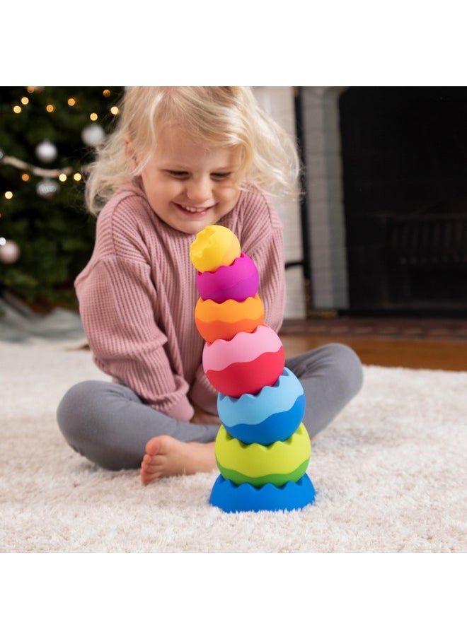 Fat Brain Toys Tobbles Neo, Creative Toddler Sensory and Learning Toys for Kids 6 Months and Up, For Early Development