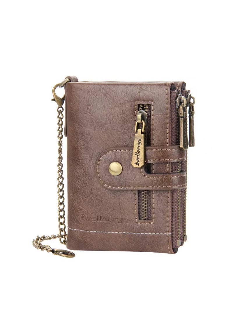 baellerry Leather Wallet Khaki  - Image 1