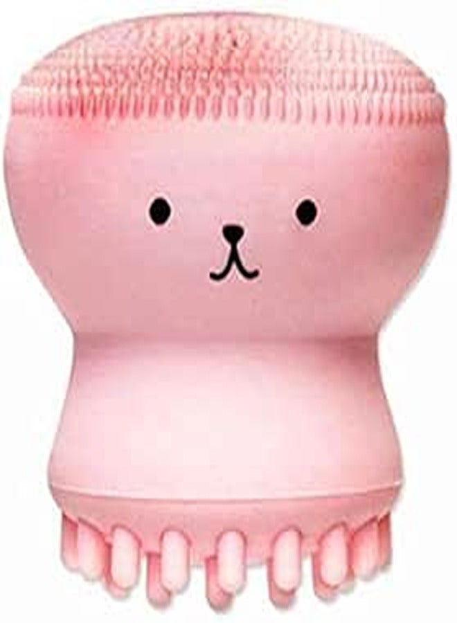 Small Octopus Shape Silicone Facial Cleaning brush Deep Pore Cleaning Exfoliator Face Washing brush Skin Care