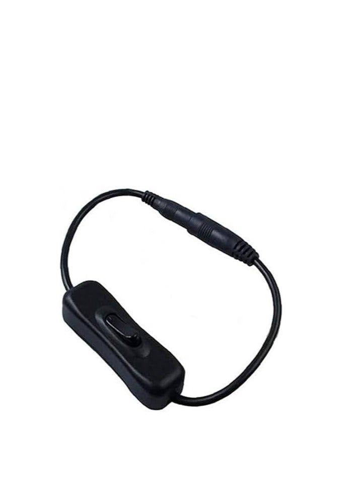 MySouq-Store قطعة واحدة 30 سم كابل USB مع مفتاح تشغيل/إيقاف، وصلة تمديد كابل بمفتاح تبديل لخط إمداد طاقة التيار المستمر، متين (اللون عشوائي) - Image 3