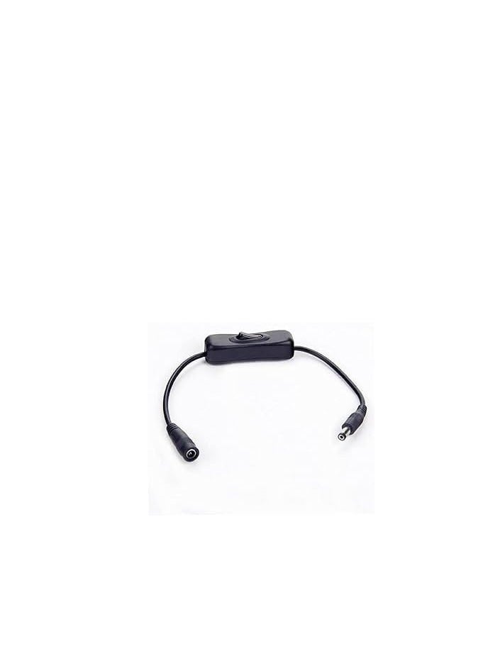 MySouq-Store قطعة واحدة 30 سم كابل USB مع مفتاح تشغيل/إيقاف، وصلة تمديد كابل بمفتاح تبديل لخط إمداد طاقة التيار المستمر، متين (اللون عشوائي) - Image 4