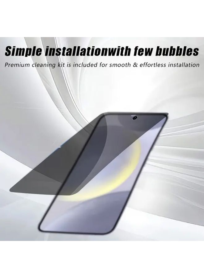 5 حزمة واقي شاشة زجاجي مقوى أسود لهاتف Galaxy A21s، مقاوم للخدش 9H، خالٍ من الفقاعات - Image 4