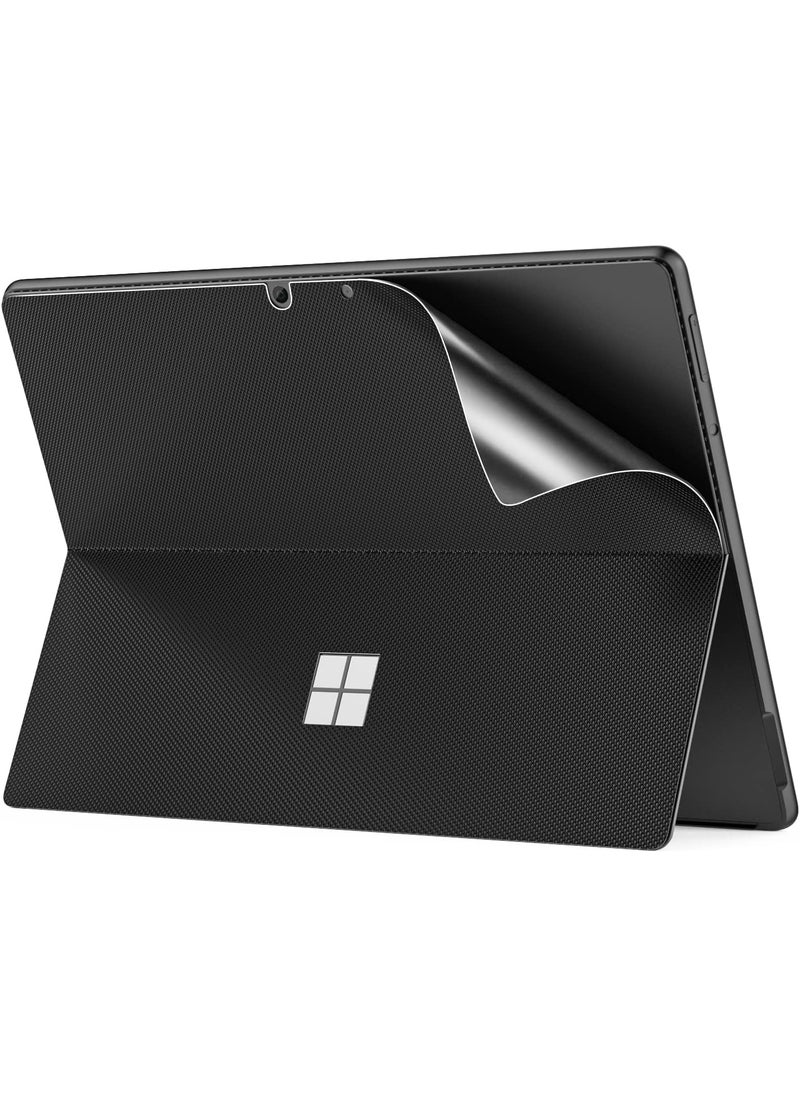 MoKo MoKo Tablet Back Skin Stick Decal for Microsoft Surface Pro 11 Surface Pro 10  Pro 9  Pro 8 13Inch Tablet PU Leather Protective Decal Body Skin Cover for Surface Pro 1110 Black  - Image 1