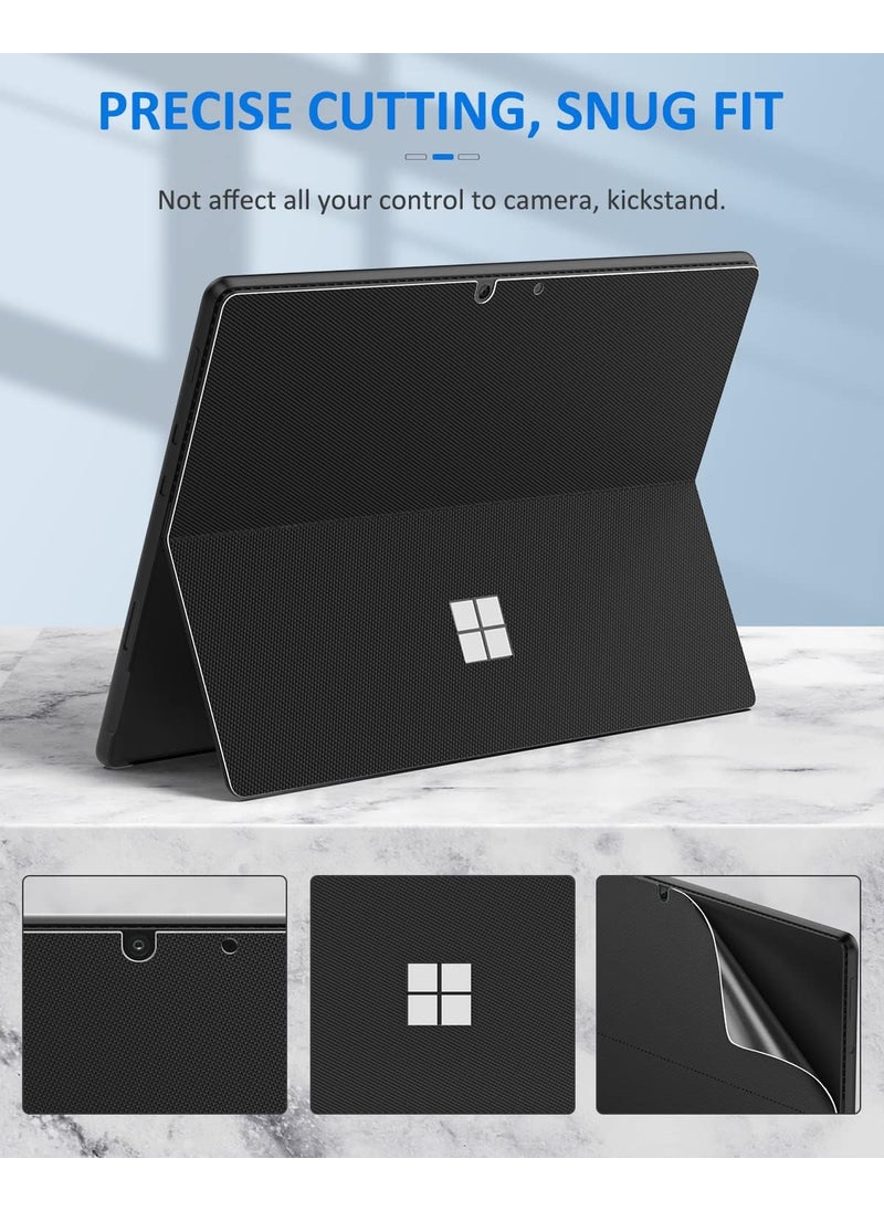 MoKo MoKo Tablet Back Skin Stick Decal for Microsoft Surface Pro 11 Surface Pro 10  Pro 9  Pro 8 13Inch Tablet PU Leather Protective Decal Body Skin Cover for Surface Pro 1110 Black  - Image 4