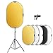 Selens Selens 24x36inch Light Reflector Stand Kit for Photography, 5-in-1 Collapsible Reflector, 6.5ft Light Stand and - Image 2