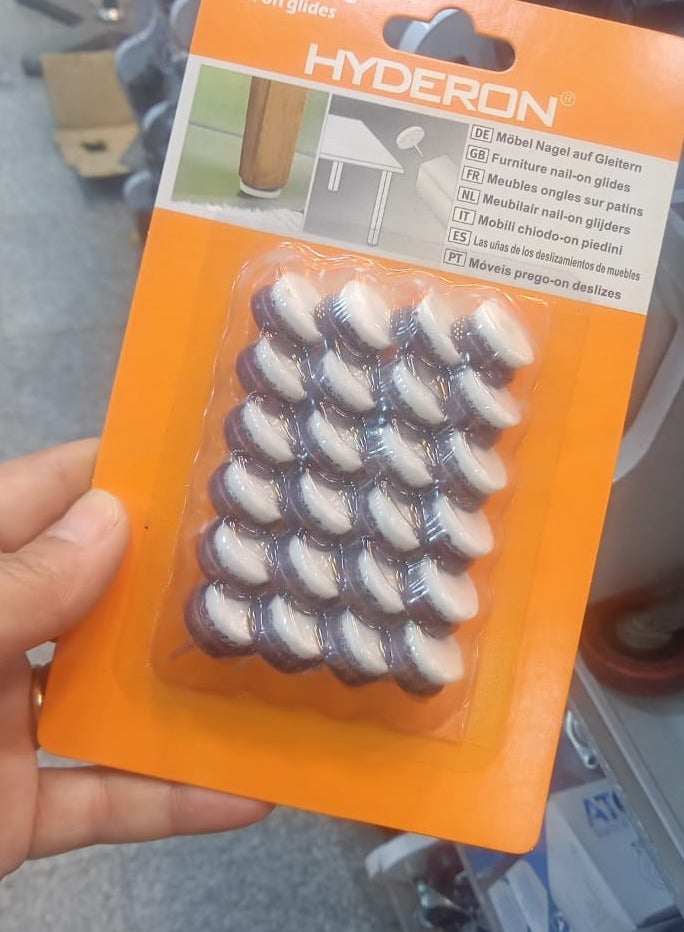 22mm Nail Head Protective Furniture Pads Furniture Floor Protectors Anti-Slip Floor Protectors to Hold Furniture in Place  - Image 1