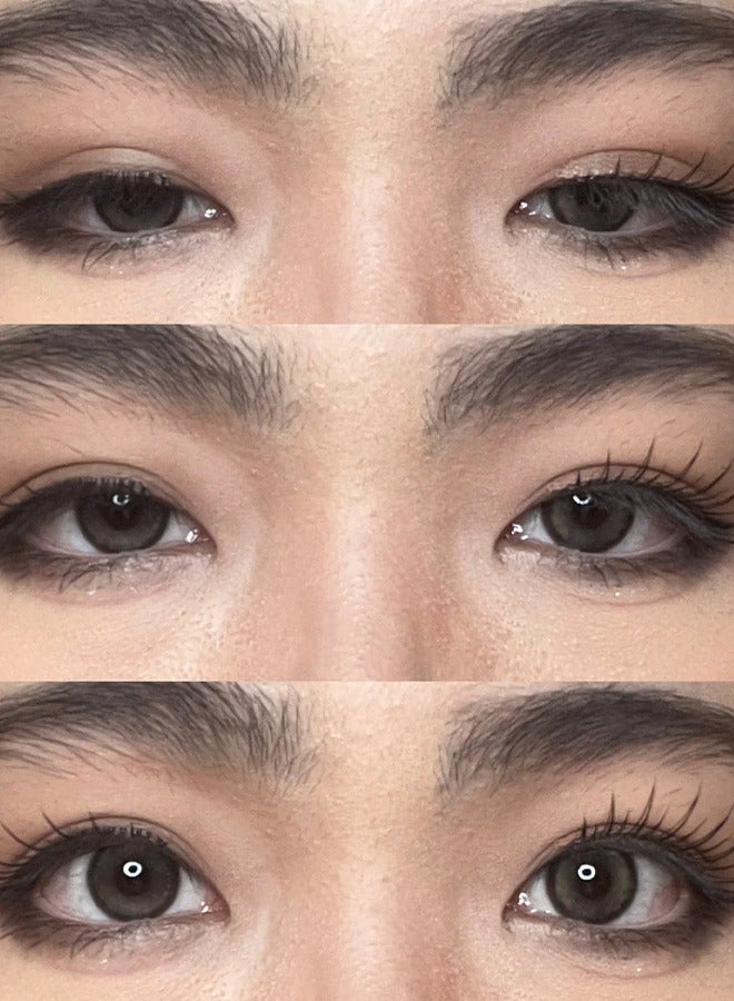 ميل كريك ميلك كريك العدسات اللاصقة الملونة 14.5mm هيدروجيل العدسات المتاحة لمدة 12 شهرا 1 زوج من النظارات السوداء 2 - Image 2