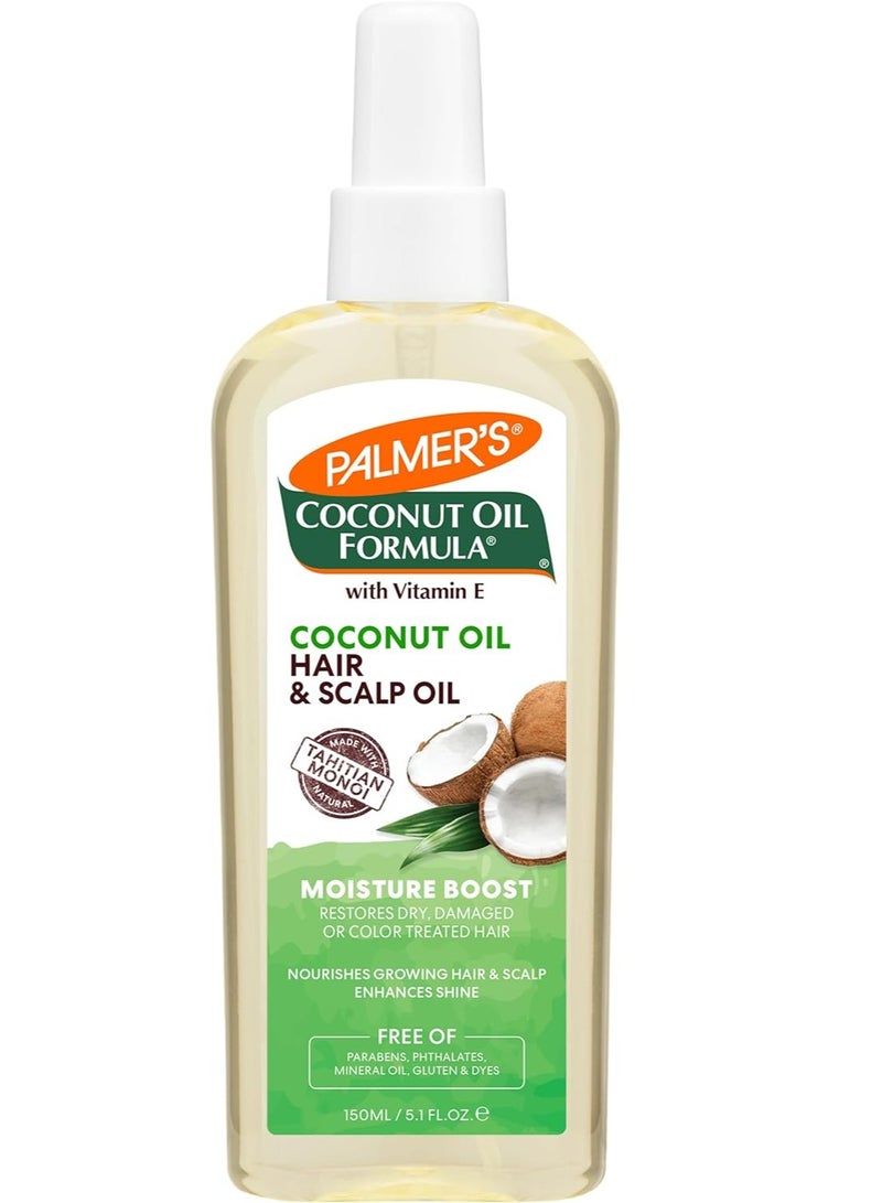 PALMER'S Coconut Oil Moisture Boost Hair and Scalp Oil 150 ML - Image 1