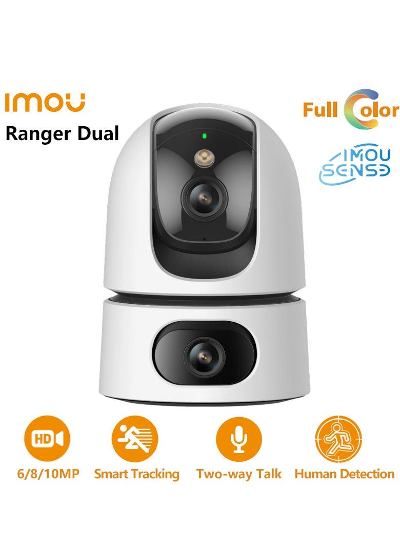 Imou Ranger Dual Indoor Security Camera,Two lens resolution total 6MP, AI Human & Pet Detection，Smart Tracking, Smart Color Night Vision,Privacy Mode, Active Deterrence with 2-Way Talk,Ranger Dual 6MP - pzsku/ZD8021EF2BFDA9C850217Z/45/_/1717546712/e14fb43b-066d-414a-8e5f-10162a52fbf2