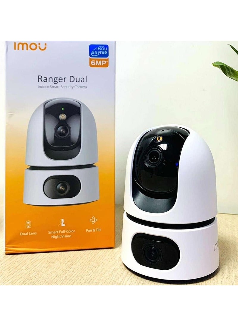 Imou Ranger Dual Indoor Security Camera,Two lens resolution total 6MP, AI Human & Pet Detection，Smart Tracking, Smart Color Night Vision,Privacy Mode, Active Deterrence with 2-Way Talk,Ranger Dual 6MP - pzsku/ZD8021EF2BFDA9C850217Z/45/_/1729252686/901992f6-f9b9-4ff5-89fe-c44bfbd874d0