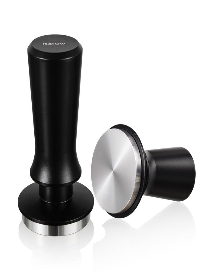 MATOW 53.3mm Espresso Hand Tamper, MATOW Calibrated Spring Loaded Coffee Tamper with Stainless Steel Flat Base, 30lbs Espresso Tamper with Anodized Aluminum Handle Compatible with Breville 54mm Portafilter - Image 1