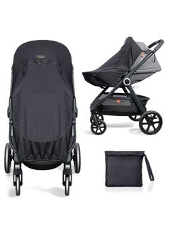 Orzbow Stroller Sun Shade Universal Baby Sun Shade Cover With Storage Bag Viewing Window Breathable And Blocks 99% Of The Uv Rays(Upf 50+) Easy To Install Sleep And Sun Shade Cover For Stroller  - Image 1