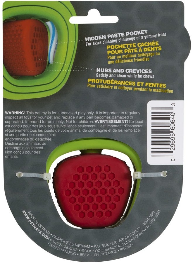 جي دبليو لعبة مضغ أسنان الكلاب JW CHEW-EE؛ تنظف أسنان ولثة حيوانك الأليف أثناء اللعب؛ أضف نكهاته المفضلة، مثل لب التفاح - Image 2