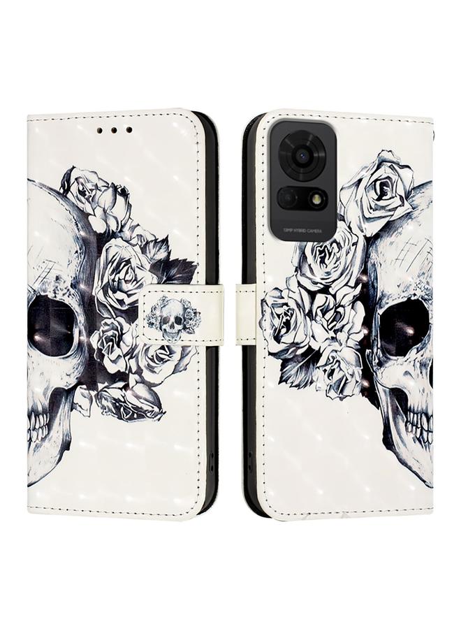 erorex Case For TCL 50 LE 5G 3D Painting Horizontal Flip Leather Phone Case  - Image 2