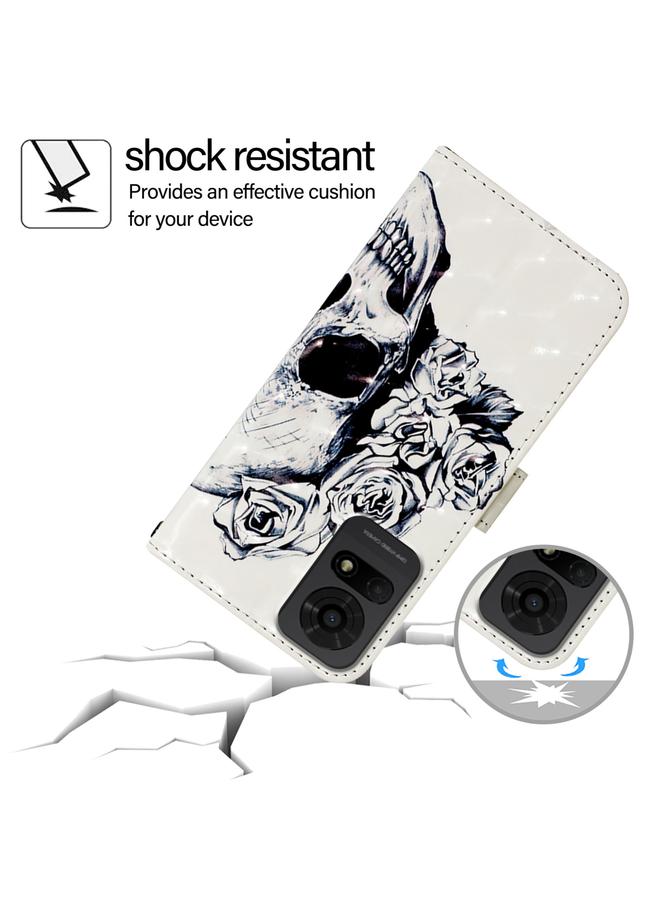 erorex Case For TCL 50 LE 5G 3D Painting Horizontal Flip Leather Phone Case  - Image 5