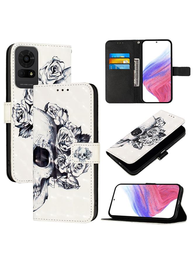 erorex Case For TCL 50 LE 5G 3D Painting Horizontal Flip Leather Phone Case  - Image 1