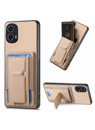Case For Motorola Moto G 5G 2024 4G Carbon Fiber Fold Stand Elastic Card Bag Phone Case - pzsku/ZD802C8FB957A6B7C4975Z/45/1744724388/efb71a41-6797-4dee-807e-8396f53c1234