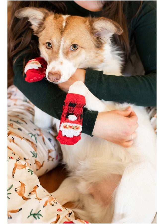pearhead Pearhead Human and Dog Christmas Socks, Matching Pet Owner and Pet Apparel, Novelty Holiday Santa Claus Socks, Unisex One Size Fun Socks, Pet Lover Gifts, Christmas Stocking Stuffer  - Image 5
