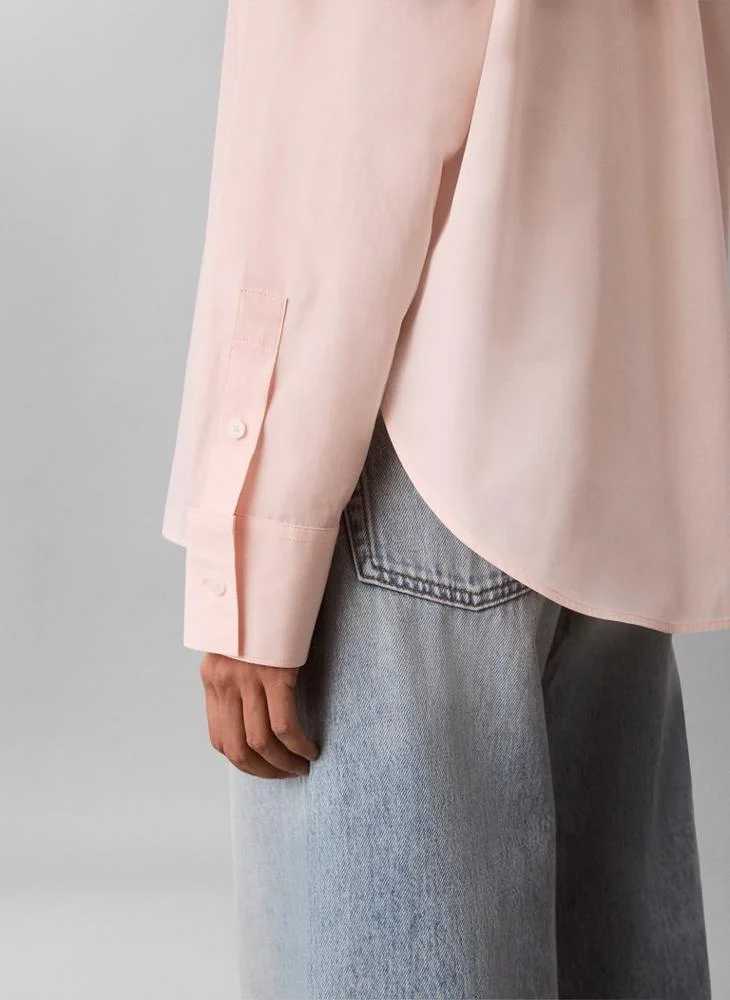 Calvin Klein Jeans  Relaxed Monogram Poplin Shirt for Women | Best Price UAE