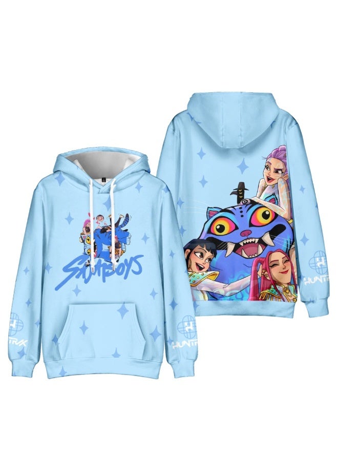 general KPop Demon Hunters3D digital printing Hooded sweater gift for family and friends - Image 1