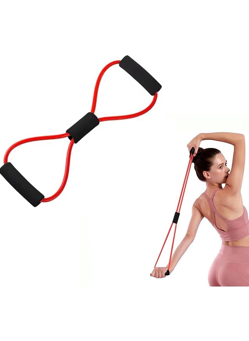 SportQ ®️Resistance Bands 8 Elastic Bands for Arm Back Chest Arm Shoulder Training Home Workout Equipment Strength Training Abdomen Waist Yoga Marking  - Image 1