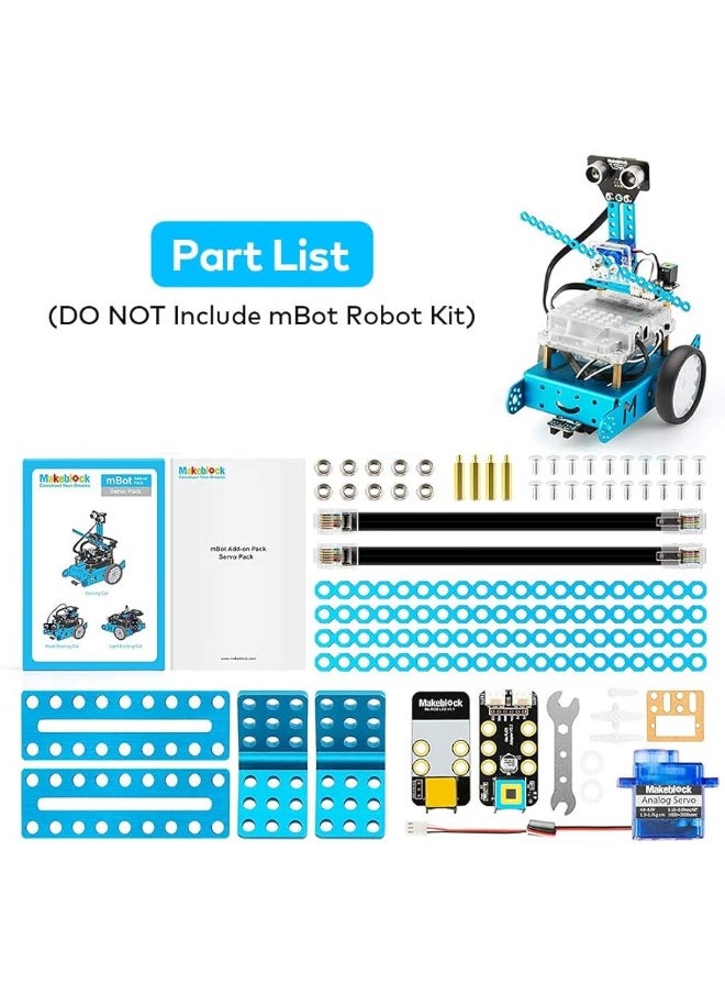 Makeblock - Makeblock Servo Pack Robot Add-on Pack Designed for mBot, 3-in-1 Robot Add-on Pack, 3+ Shapes - Image 1