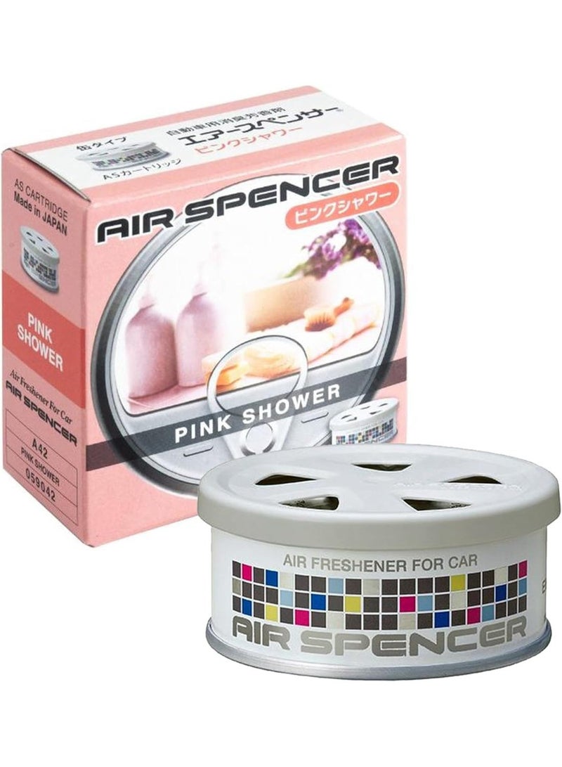 Air Spencer Pink Shower Car Perfume Gel – Long-Lasting Fresh Scent Air Freshener for Vehicles, Home & Workspace - Image 1