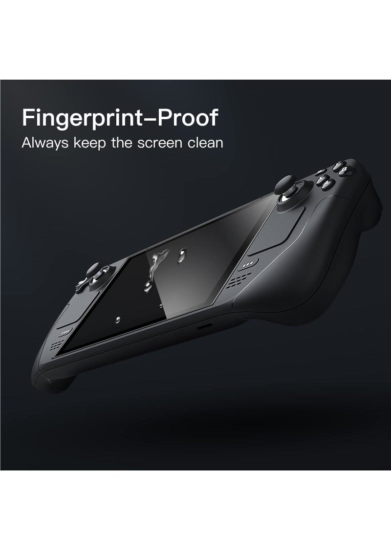 Screen Protector for Steam Deck 7-Inch 9H Tempered Glass Film Anti-Scratch HD Clear 2-Pack - Image 5