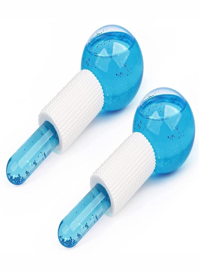 ABTER BHAKTI ENTERPRISE Beauty Crystal Ball/Beauty Crystal Ice Globes for Face & Eyes | Facial Cooling Massage Balls with Handle | Ice Roller Globes for Puffiness, Redness Relief, Soothing, Skin Tightening - Image 1