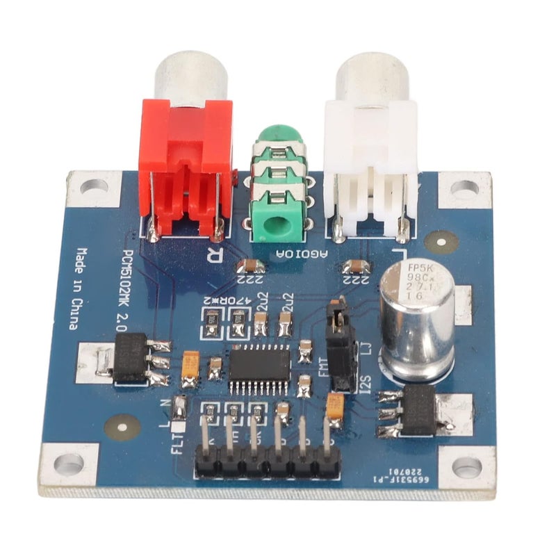 Keenso DAC Module Two Filter Modes with 3.5mm Headphone Output, for Power Amplifier, Supports I2S Format Left Justified Signal - Image 2