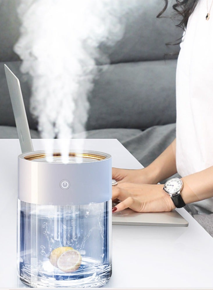 Household bedroom high fog humidifier USB office desktop silent portable car atomization air purifier - Image 4