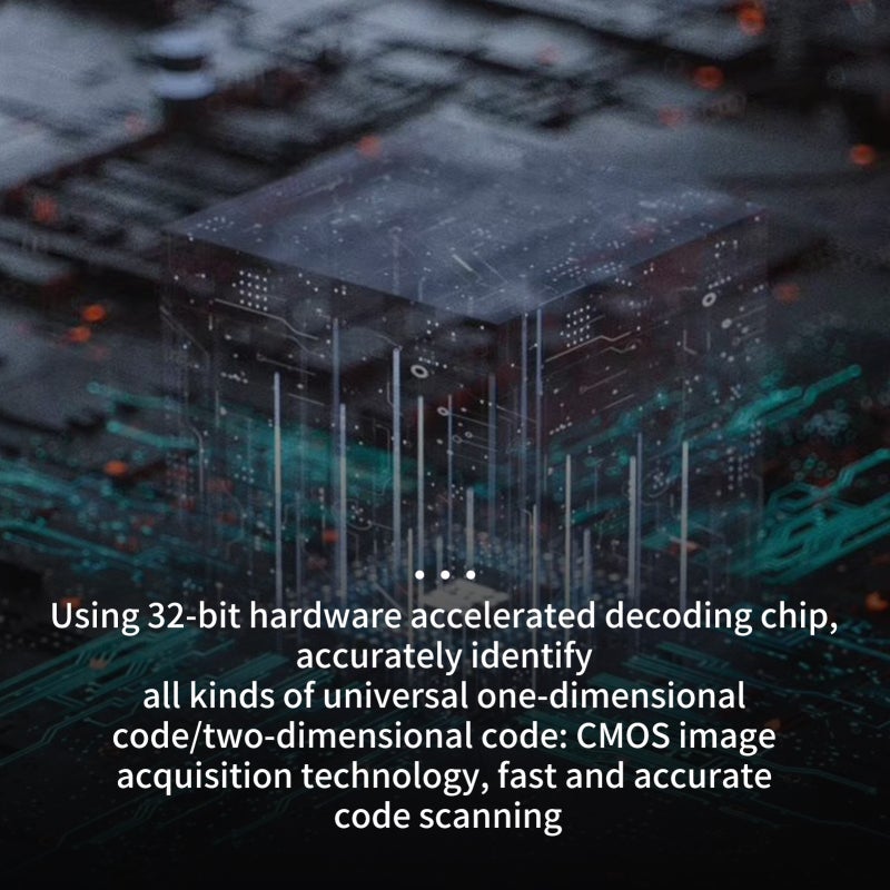 Handheld Wireless Barcode Scanner: 32-Bit Decoding Chip, Fast High-Accuracy Scanning, 2.4G Wireless & USB Transmission - Screen Code Scanning Support, 1D Barcode Scanner for Supermarket, Retail, Wareh - Image 4