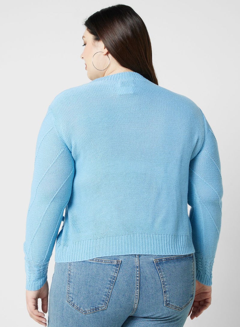 Ella Plus Pom Pom Detail Sweater  - Image 2