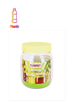 Sunpet Alsaqer Round SpiceJar/Pet Jar/Plastic Food Storage Jar 500 ml Capacity 